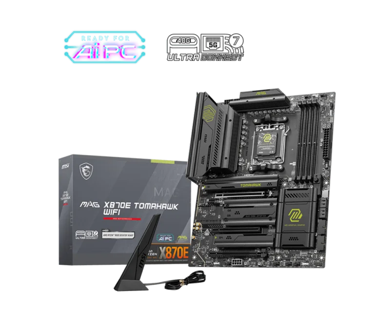 MSI MAG X870E TOMAHAWK WIFI AM5 4xDDR5 ATX HDMI 2xDP USB MB