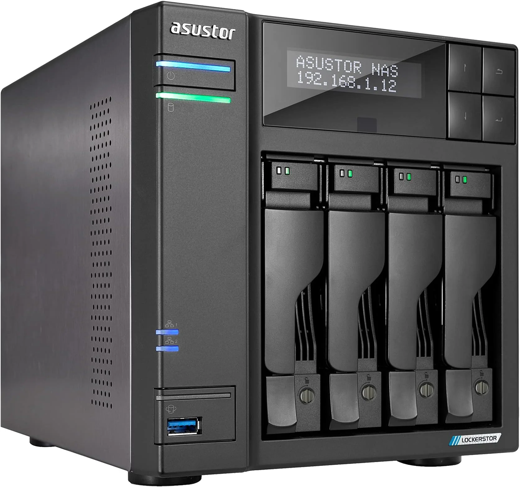 ASUSTOR NAS 4-BAY NIMBUSTOR 4 GEN 4 CELERON N5105 4C 2.0GHZ/4GB/2.5GBE/HDMI/USB 3Y WTY