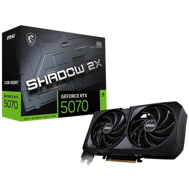 MSI GeForce RTX 5070 12GB SHADOW 2X OC VGA