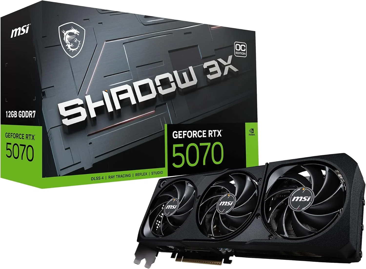 MSI GeForce RTX 5070 12GB SHADOW 3X OC