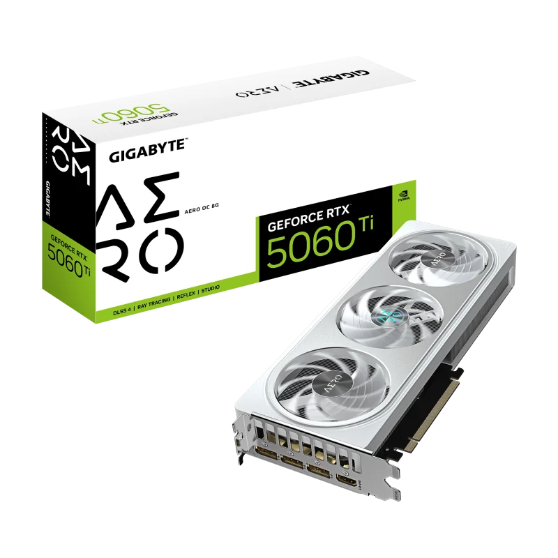 GIGABYTE GeForce RTX 5060 Ti AERO OC 8GB GDDR7 3xDP 1xHDMI VGA