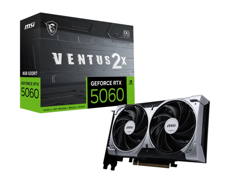 MSI GeForce RTX 5060 8GB VENTUS 2X OC VGA