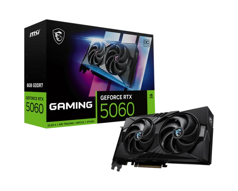 MSI GeForce RTX 5060 GAMING OC 8GB GDDR7 3xDP 1xHDMI