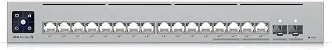 UBIQUITI USW-Pro-Max-16-PoE-EU Switch 4x 2.5 GbE RJ45 PoE++ 12x GbE RJ45 PoE+ 2x SFP+ Etherlighting L3 180W