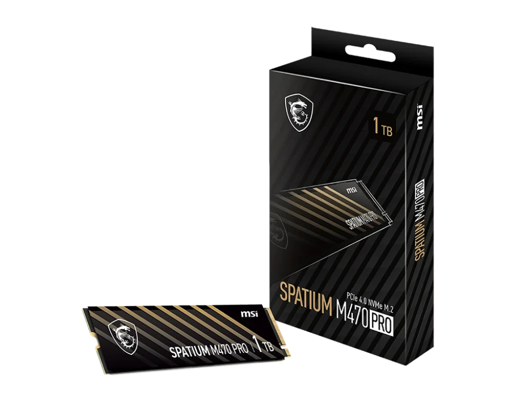 MSI SPATIUM M470 PRO PCIe 4.0 NVMe M.2 1TB