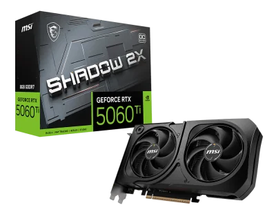 MSI GeForce RTX 5060 Ti 8G SHADOW 2X OC PLUS VGA