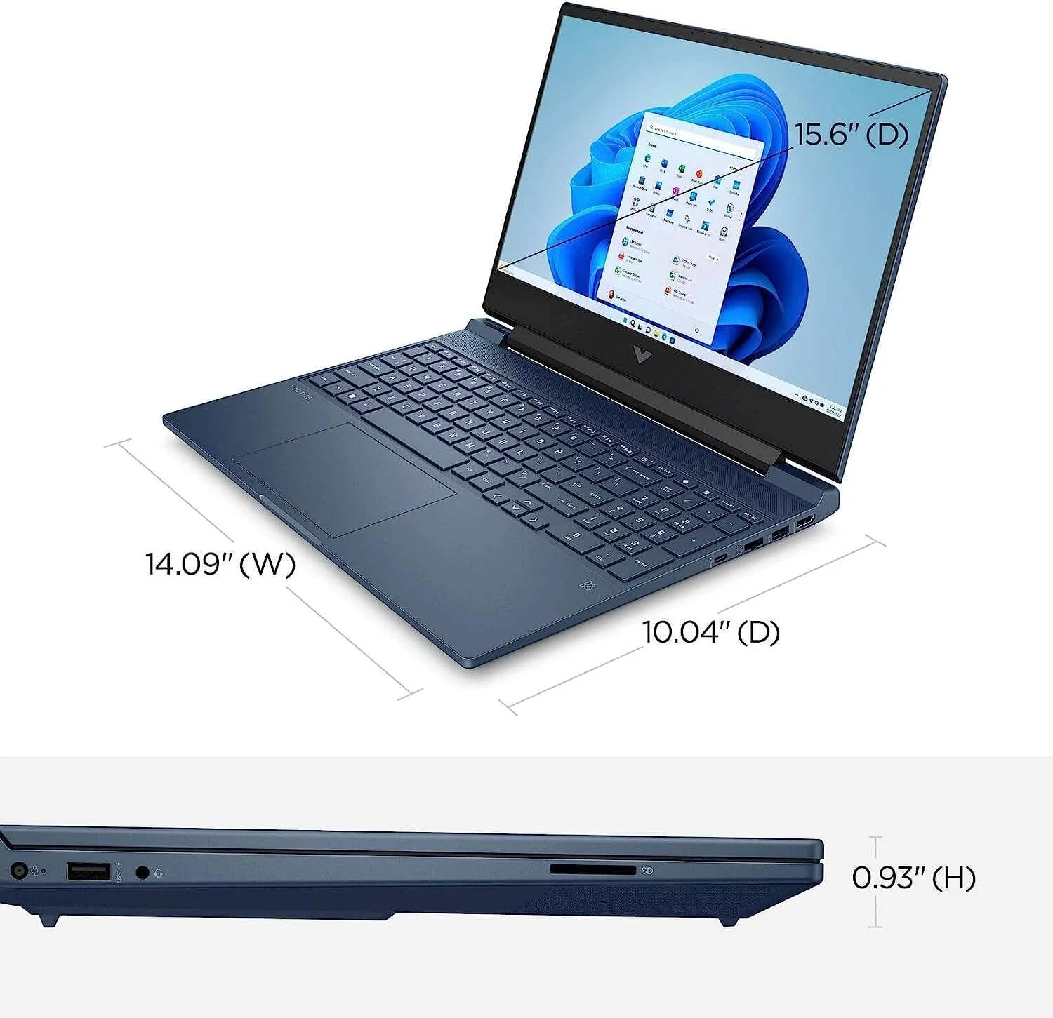 HP Victus 15-fa2109nn Intel Core i5-13420H 15.6inch FHD AG 24GB DDR5 1TB PCIe RTX 5050 8GB FreeDOS Mica Silver