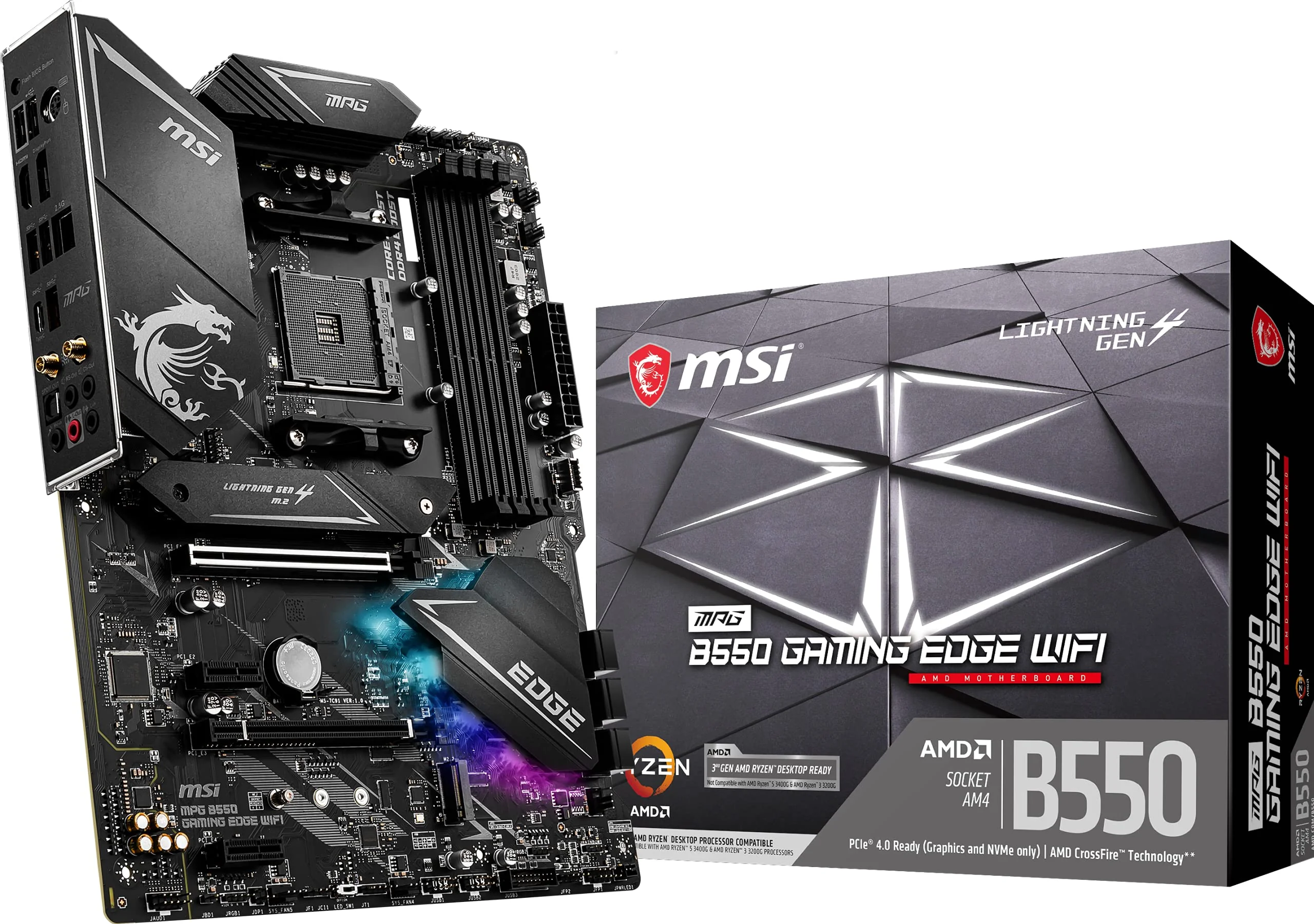 MSI B550 GAMING WIFI AM4 1xHDMI 1xDP