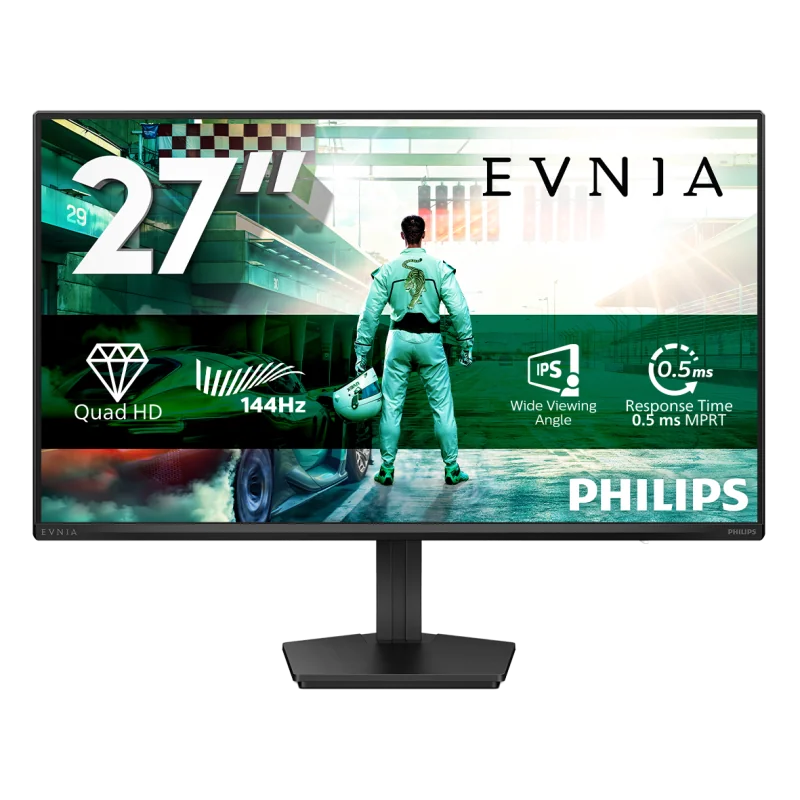Monitor Philips 27" 27M2N3500NF/00, Diagonal (inch): 27, Diagonal (cm): 68, Aspect ratio: 16:9, Panel: IPS, Resolution: 2560x1440, Refresh Rate: 144Hz, Response time MPRT: 0.5ms, Brightness (max): 300 cd/m², Contrast (static) : 1500:1, Contrast