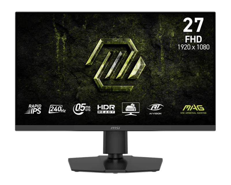 MSI MAG 272PF X24 27inch Gaming Monitor FHD IPS 300 cd/m 240MHz 0.5ms 2xHDMI DP
