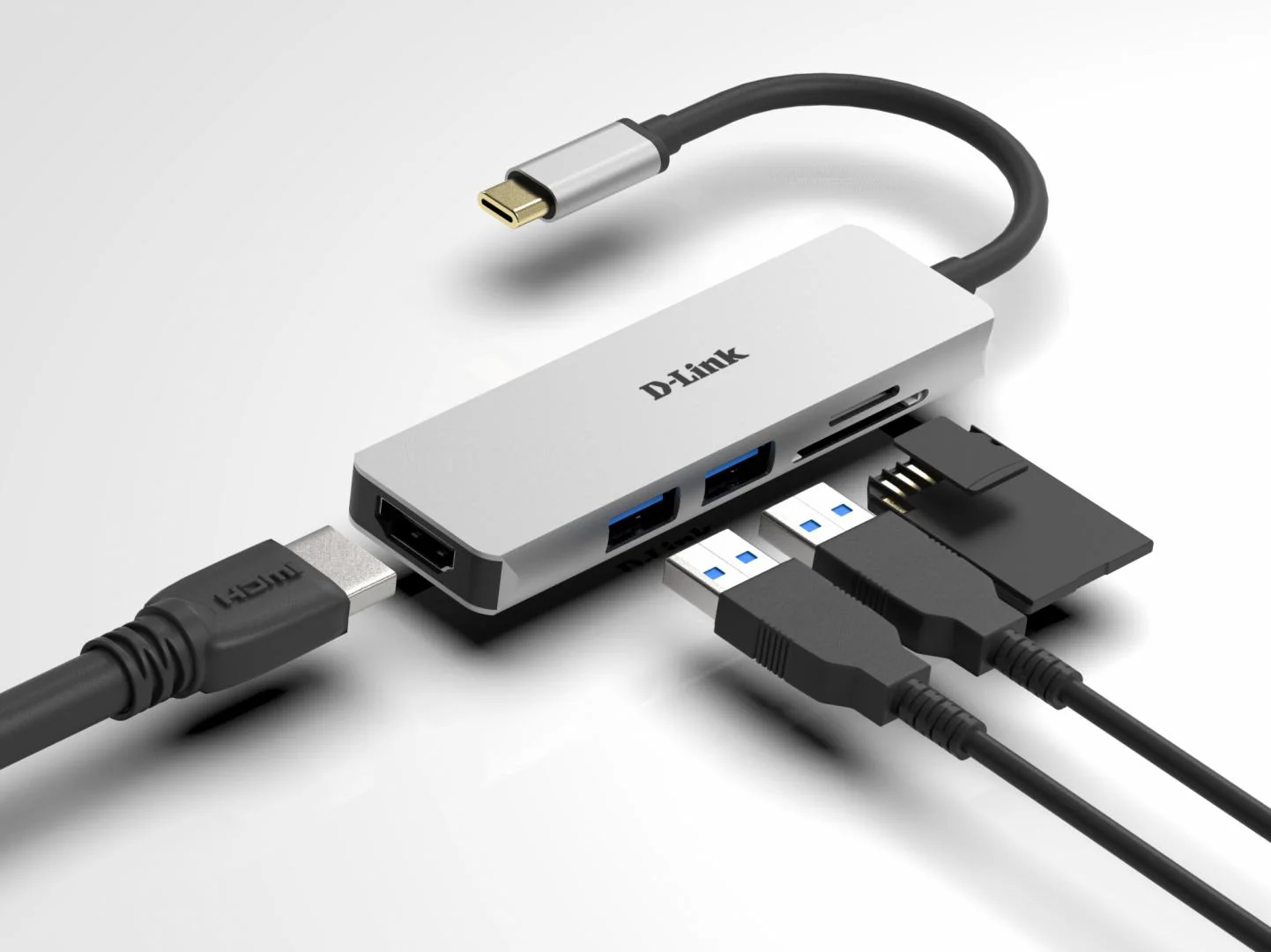 5-in-1 USB-C Hub with HDMI DUB-M530