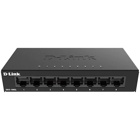 8-Port Desktop Switch  DGS-108GL/E | Altamag.ro
