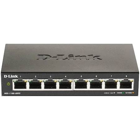 8-Port Switch D-link DGS-1100-08V2/E