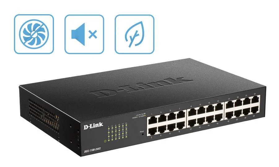 SWT 24 Ports 12PoE D-LINK DGS-1100-24PV2 D-Link