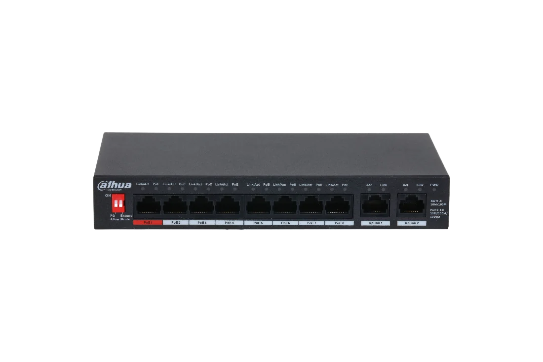 SWITCH 8PoE+ PFS3010-8ET-96-V2