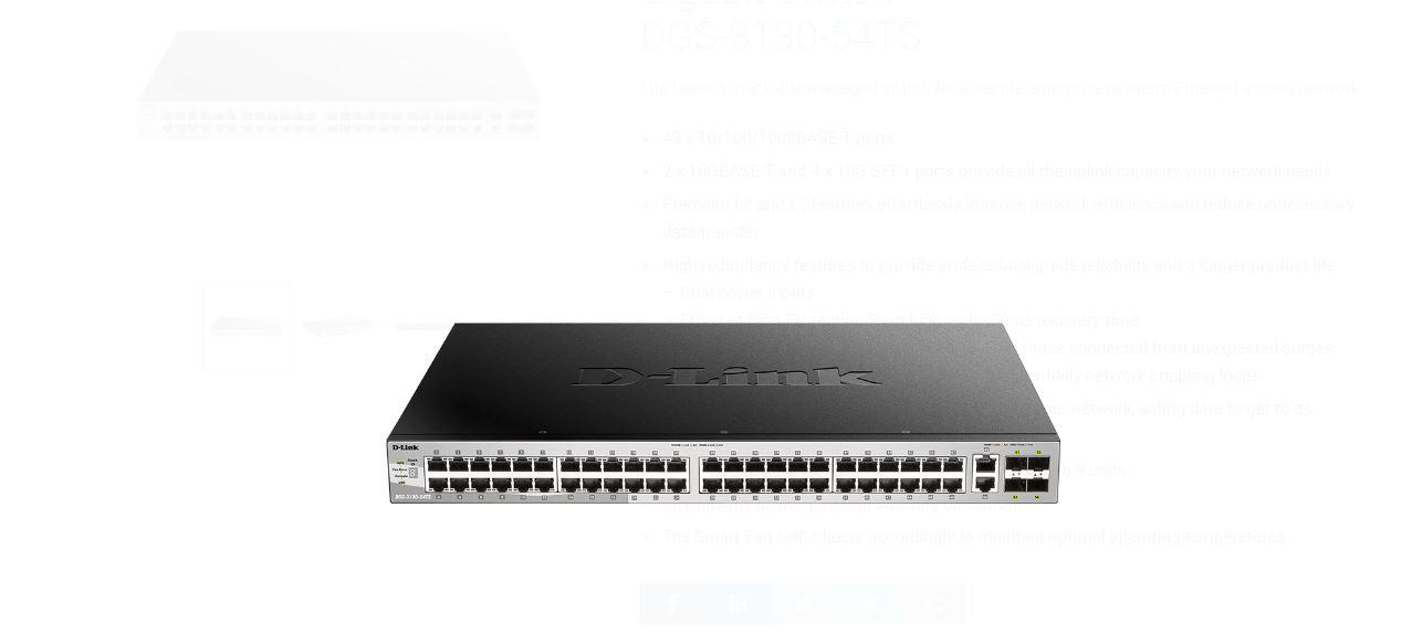 48ports L3 STACKABLE DGS-3130-54TS/SI | Altamag.ro