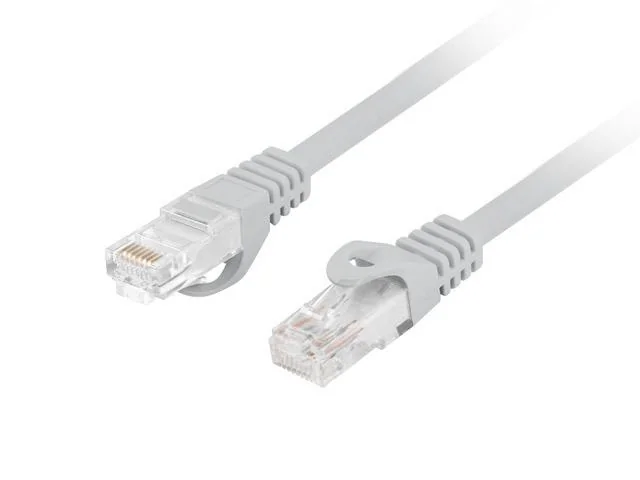 Patch cord Cat.6 UTP LSZH Cu 5 m gri, Fluke Passed