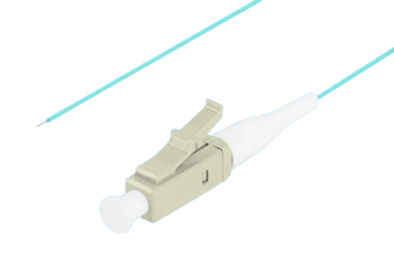 Pigtail fibră MM LC/UPC OM3 easy-strip 50/125 2 m aqua Lanberg