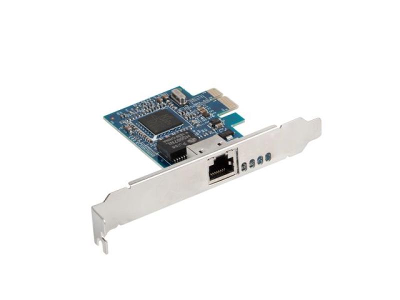 Placă adaptor rețea PCI-Express  RJ45  PCI-E x1, 1x RJ45 1Gb, Broadcom+, low-profile | Altamag.ro