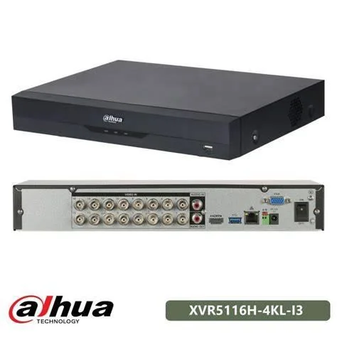 DHA DVR HDCVI 16CH 5MP 1U XVR5116HS-I3/T Dahua