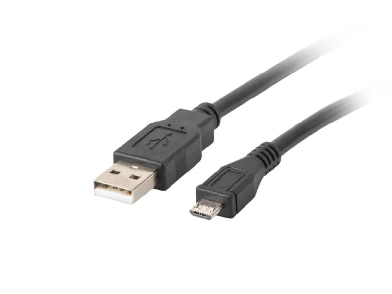 Cablu USB Micro(M)  USB-A(M) 2.0 1 m negru Lanberg