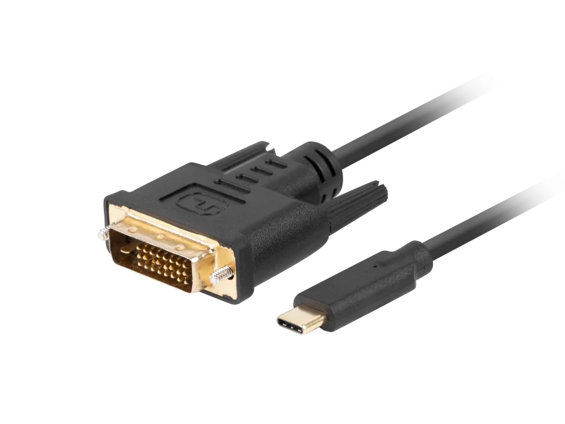 Cablu USB-C(M)  DVI-D(24+1)(M) 3 m negru