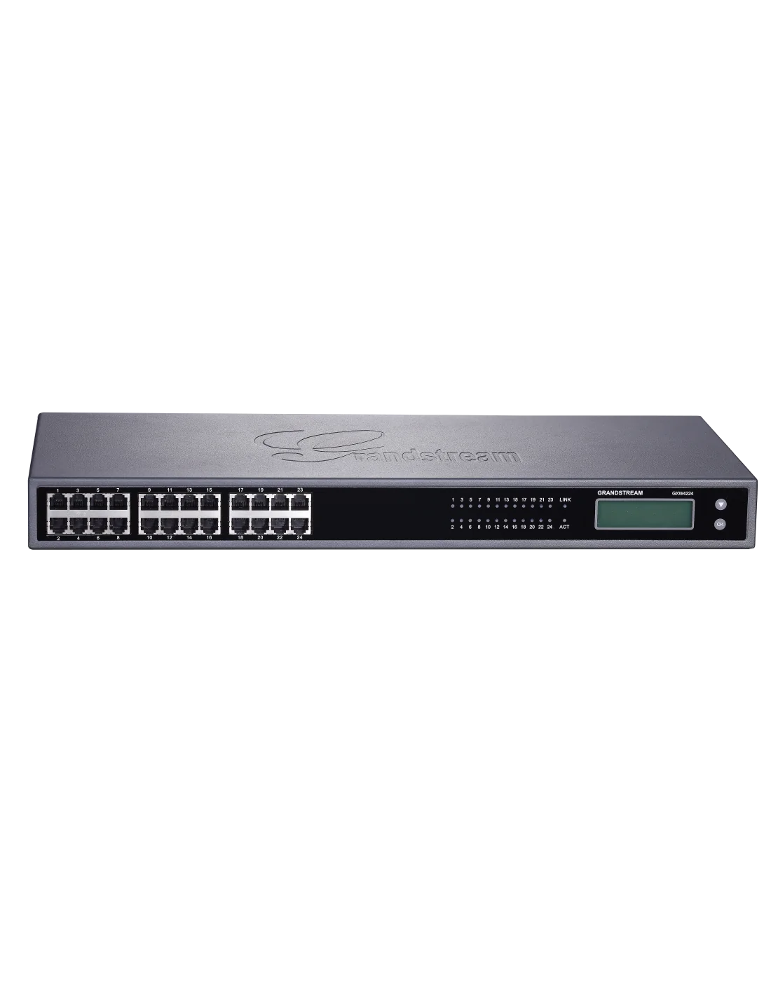 High-Density FXS VoIP Gateway, 24 FXS, 2