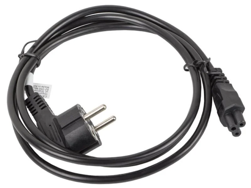 Cablu alimentare CEE 7/7 („Mickey”)  IEC 320 C5 1,8 m VDE negru