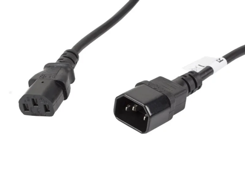 Cablu IEC 320 C13 C14 5 m VDE negru Lanberg
