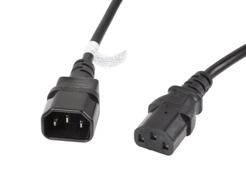 Cablu IEC 320 C13 C14 3 m VDE negru Lanberg