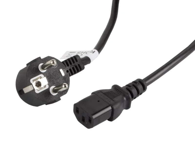 Cablu alimentare CEE 7/7 IEC 320 C13 3 m VDE negru Lanberg