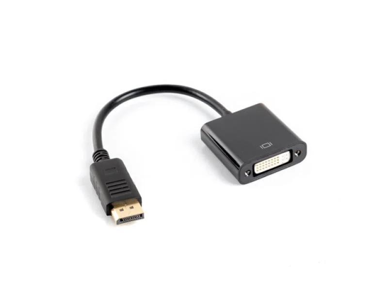 Adaptor DisplayPort(M) 1.2 DVI-I(F)(24+5) Dual Link Lanberg