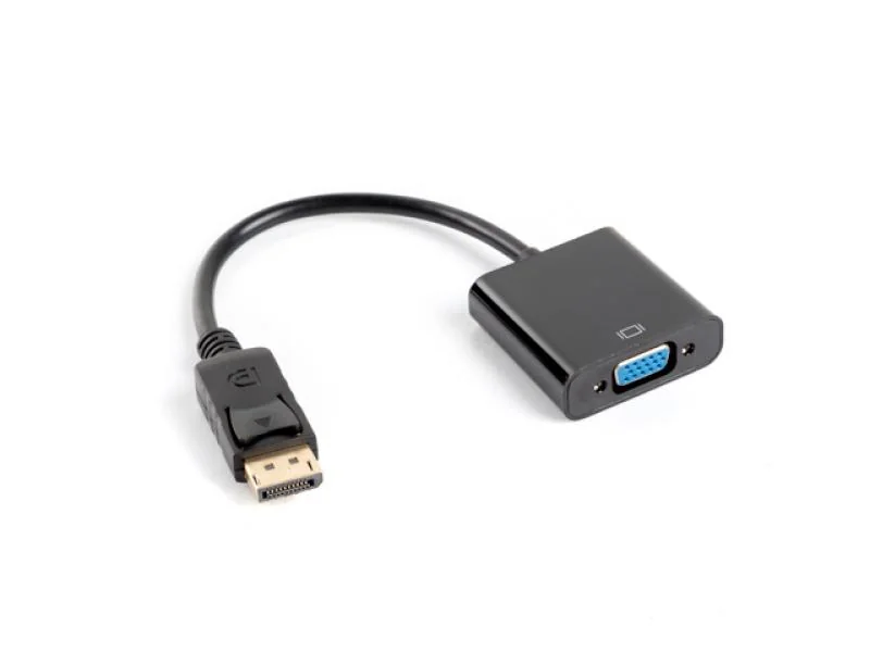 Cablu adaptor DisplayPort(M) 1.1 VGA(F) 20 cm negru Lanberg