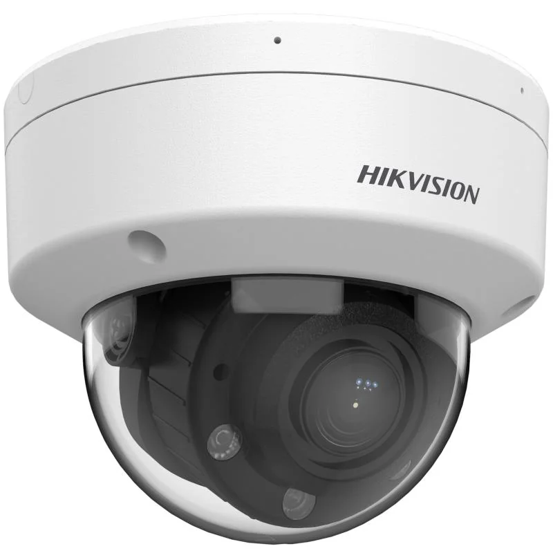 Camera de supraveghere IP Dome 2MP Hikvision DS-2CD1723G2- LIZU(2.8-12MM), lentila varifocala: 2.8-12mm, iluminare min: Color: 0.005 Lux @ (F1.6, AGC ON),B/W: 0 Lux cu lumina alba: 30m, IR: 30m, microfon incorporat, slot card de memorie: