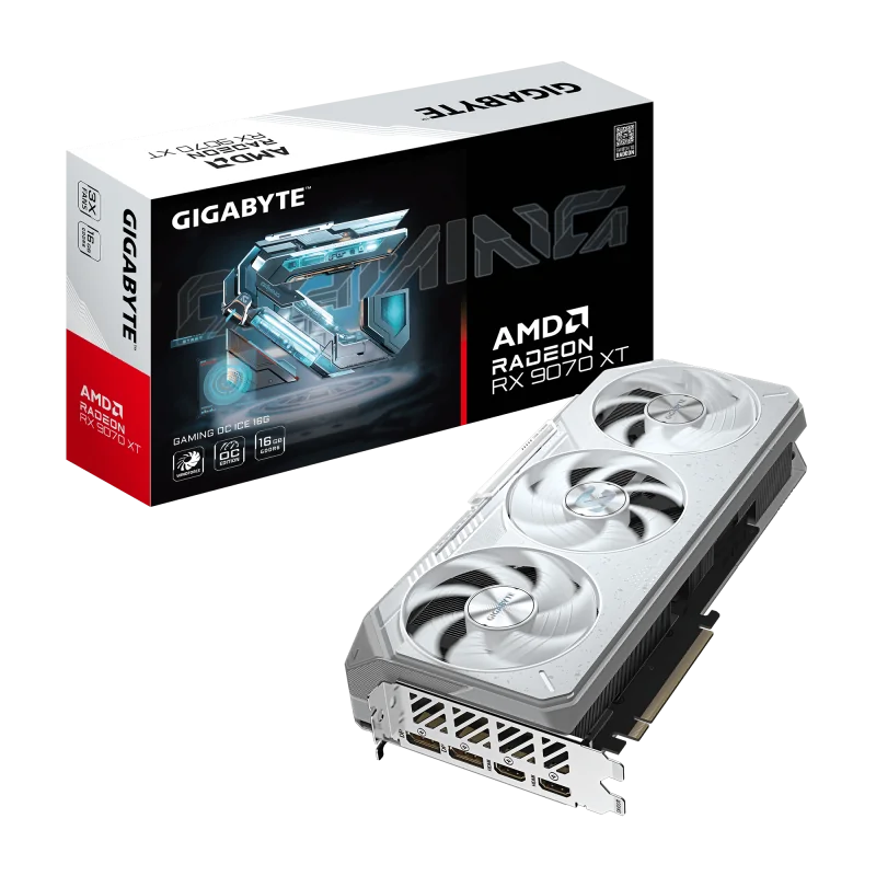 Placa de baza GIGABYTE GEFORCE RADEON RX 9070XT GM OC ICE