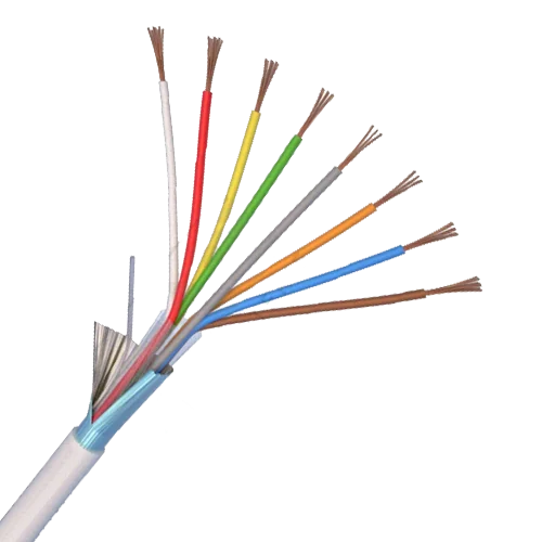 Cablu de alarma 8 fire ecranate, cupru integral, 100m 8CUEF Elan