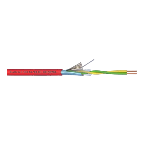 Cablu incendiu 1x2x0.8mm, ecranat, 100m ELN-1x2x08 Elan