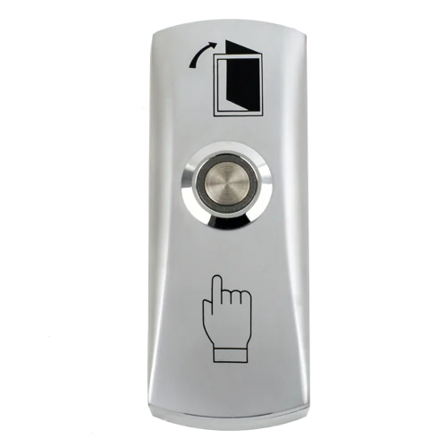 Buton iesire aplicabil din metal, cu LED CSB-805L
