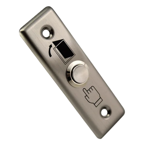 Buton de iesire NO/NC, incastrabil, din inox CSB-28D