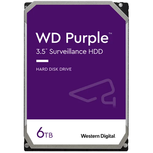 Hard disk 6TB - Western Digital PURPLE WD60PURX