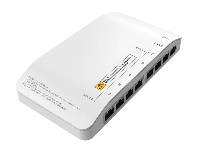 Distribuitor Video/Audio pentru 6 posturi - HIKVISION DS-KAD606-P