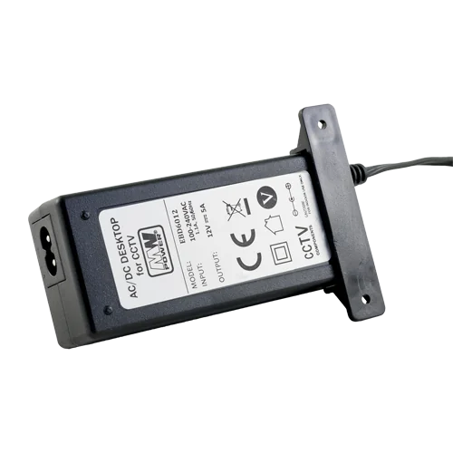 Sursa de alimentare 12V, 5A, cu cablu de alimentare  - MW Power EBD6012