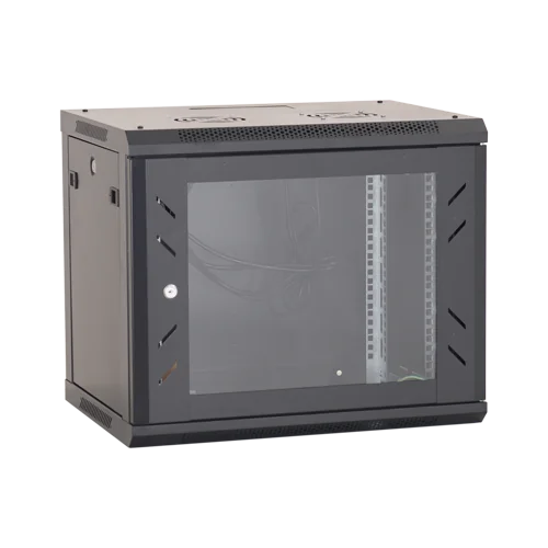 Rack perete 9U 19'' 600x450, capacitate incarcare 80 Kg, negru - ASYTECH Networking ASY-9U-6045W Asytech Networking
