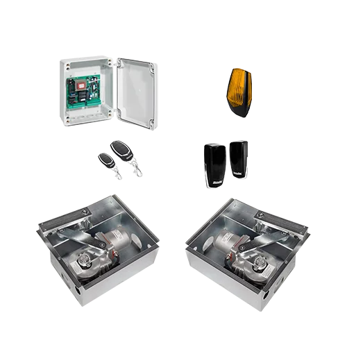 Automatizare ingropata pentru poarta batanta 2x2.5m - MOTORLINE SUBWING700-KIT Motorline