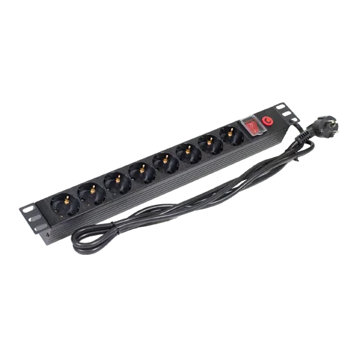 Pdu 8 prize shuko 19 1u aluminiu cu protectie | Altamag