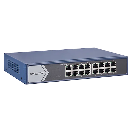 Switch L2, 16 x RJ45 1G, Unmanaged - HIKVISION DS-3E0516-E