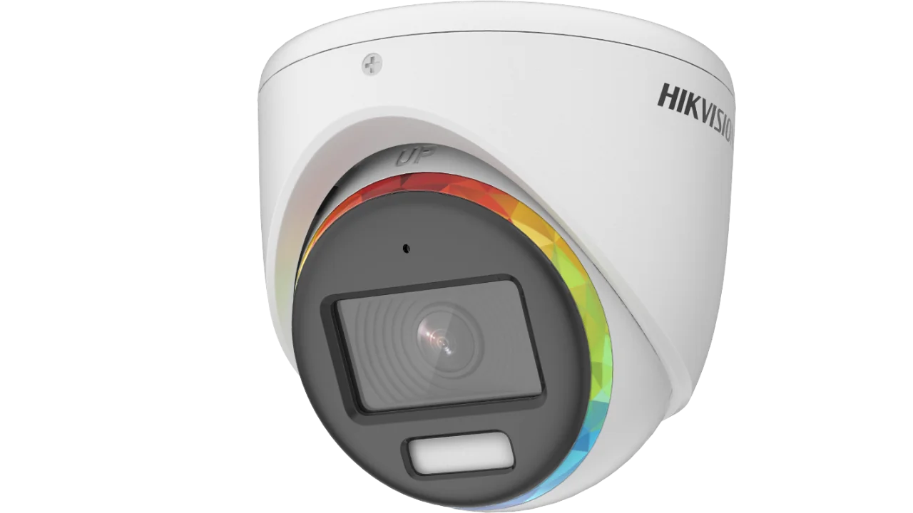 ColorVU - Camera AnalogHD 2MP, lentila 2.8mm, lumina 20m, Audio - HIKVISION DS-2CE70DF8T-MFSLN-2.8mm