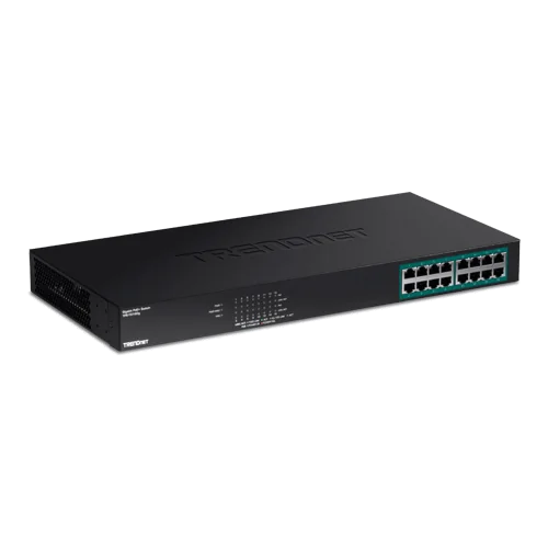 Switch 16 porturi Gigabit PoE+ 246W - TRENDnet TPE-TG160G Trendnet
