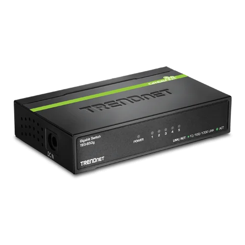 Switch GREENnet 5 porturi Gigabit - TRENDnet TEG-S50G