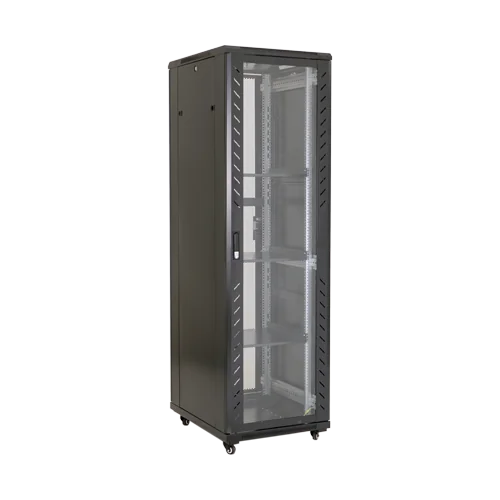 Rack podea 47U 19' 600x800, capacitate incarcare 800 Kg, negru - ASYTECH Networking ASY-47U-6080S